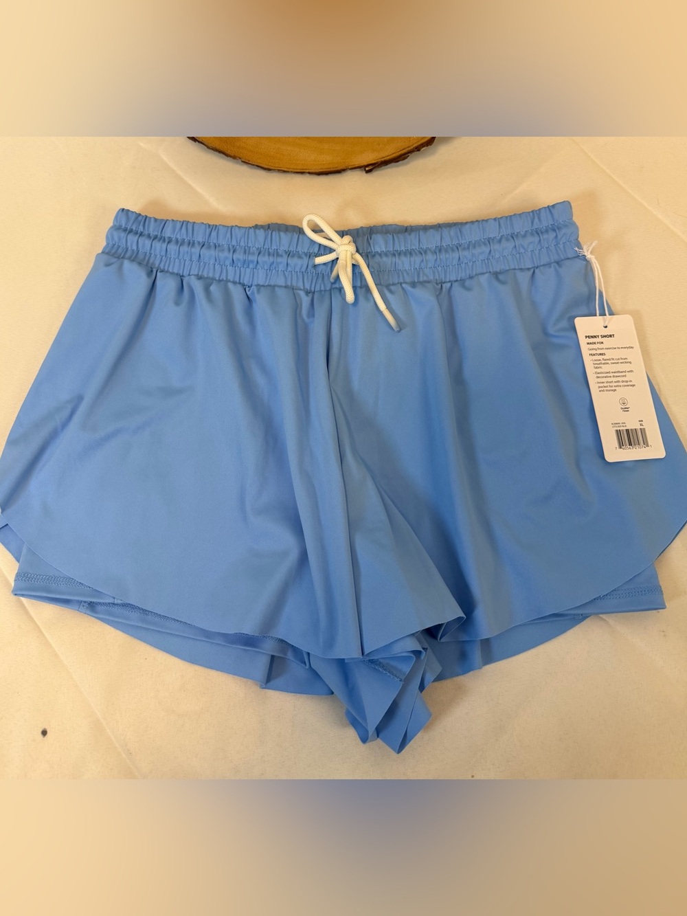 Balance Collection Penny Short Little Boy Blue with Inner Shorts Women's Size XL